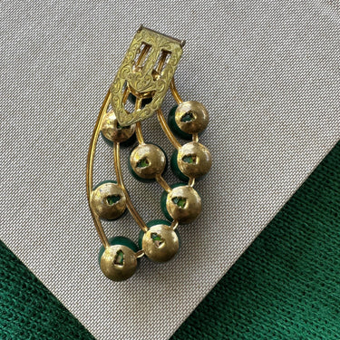 1940s Green Ball Fur Clip Bloomers and Frocks